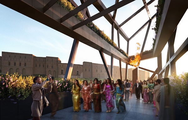 De eeuwig brandende vlam.